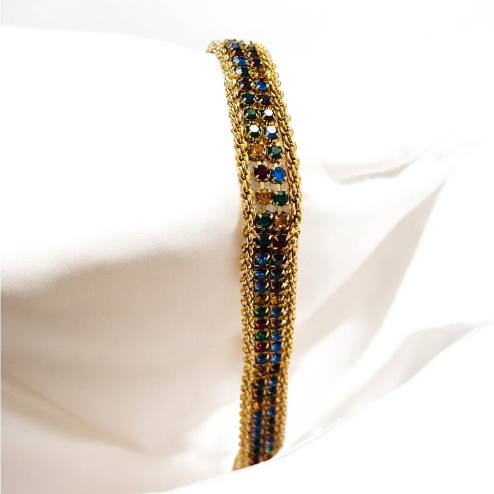 Gold-tone and Multicolor Bracelet